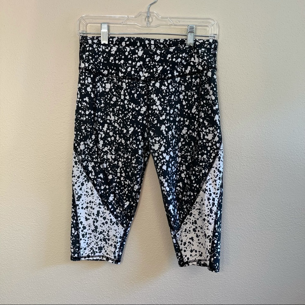 Fabletics Splatter Print Capri Crop Leggings - image 3
